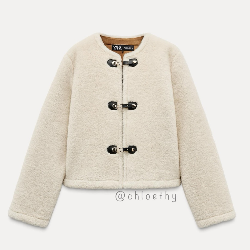 Zara Double-Faced Toggle Jacket